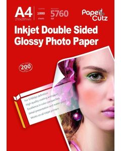 A4 Photo Paper Inkjet Glossy 200GSM Double Side - 1000 Sheets