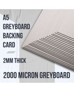 A5 Greyboard Thick Backing Card 1200GSM 2mm 50 Sheets