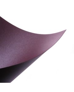 A3 Card Ruby Purple Pearlised Double Side Pearl  4 Sheets