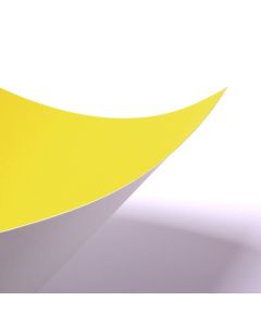 A4 Card Lemon Yellow 1 Sided Colour Craft and Art 250GSM 25 Sheets