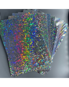 A4 Holographic Card Choose Your Pattern Pack Size : 5 Sheets