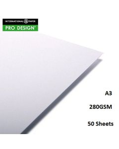 ProDesign A3 280GSM White Card 50 Sheets